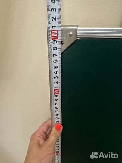 Магнитно меловая доска