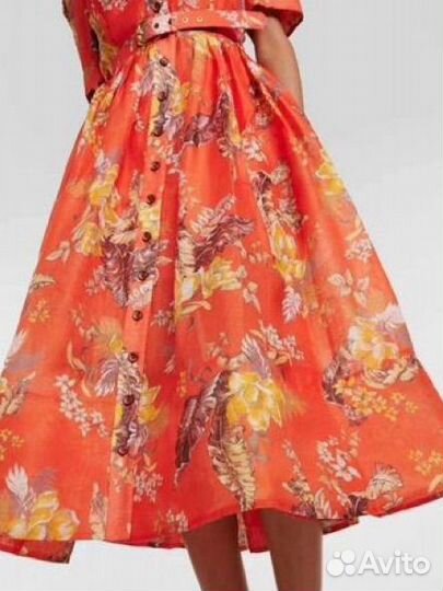 Платье женское красное zimmermann