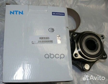 HGB35303 к-кт подшипника ступицы передней+задне