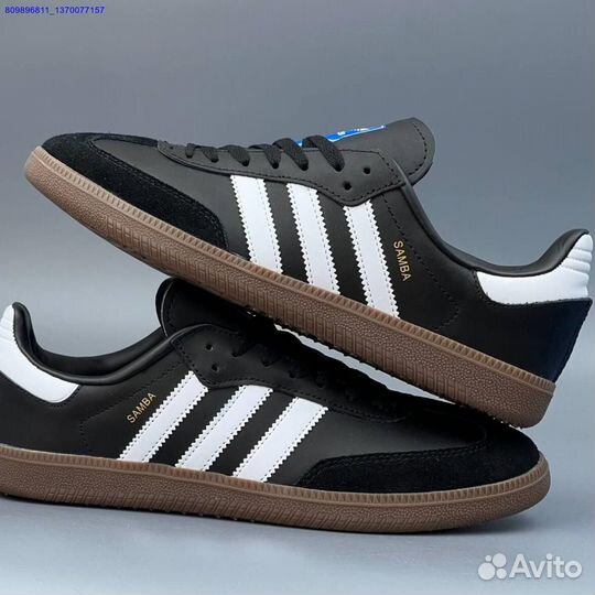 Кроссовки Adidas Samba Black (Арт.46733)