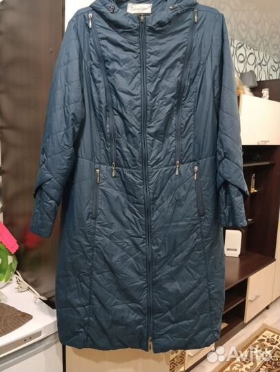 Пальто женское демисезонное 58 60 размер