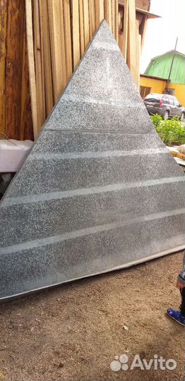 Оцинкованное железо. Крыша беседки