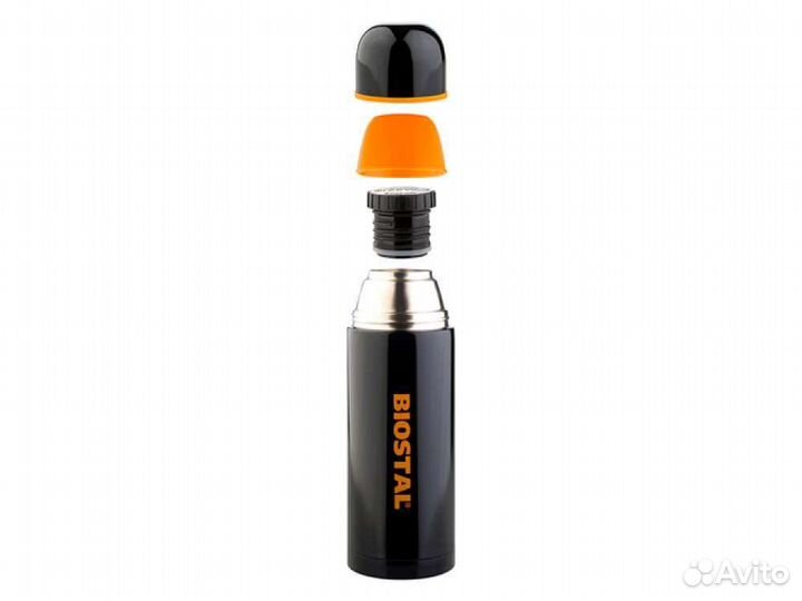 Термос биосталь biostal 1 л 2 стакана