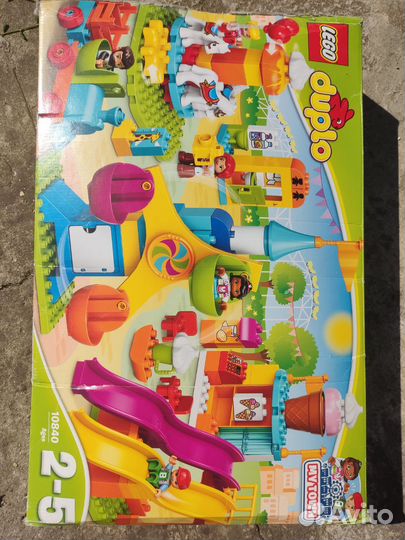 Lego duplo большой парк аттракционов