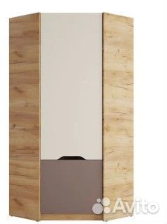 Шкаф угловой Rich глиняный серый