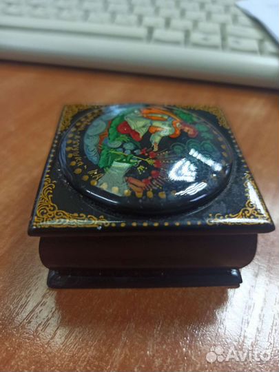 Шкатулка Палех ручная работа