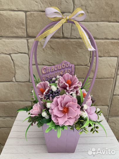 Букет из мыла,ручной работы