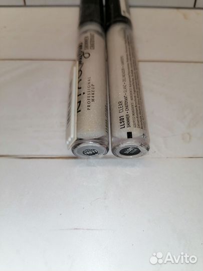 Блеск-шиммер NYX lingerie shimmer, 01 clear