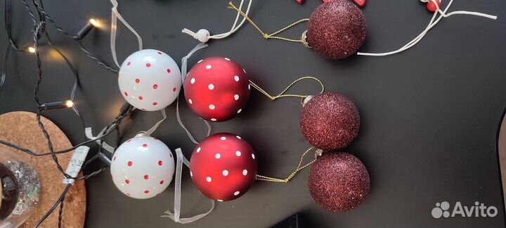 Новогодние украшения ёлочные игрушки