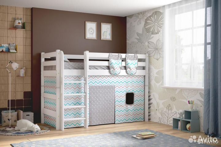 Новая Штора для полувысокой кровати Соня Мебельгра