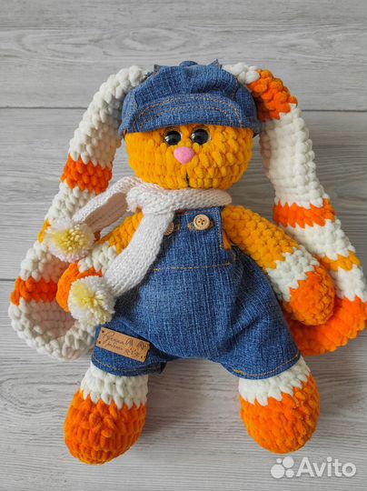 Мягкая игрушка плюшевый Зайка