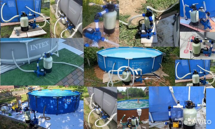 Песочный фильтр насос для бассейна