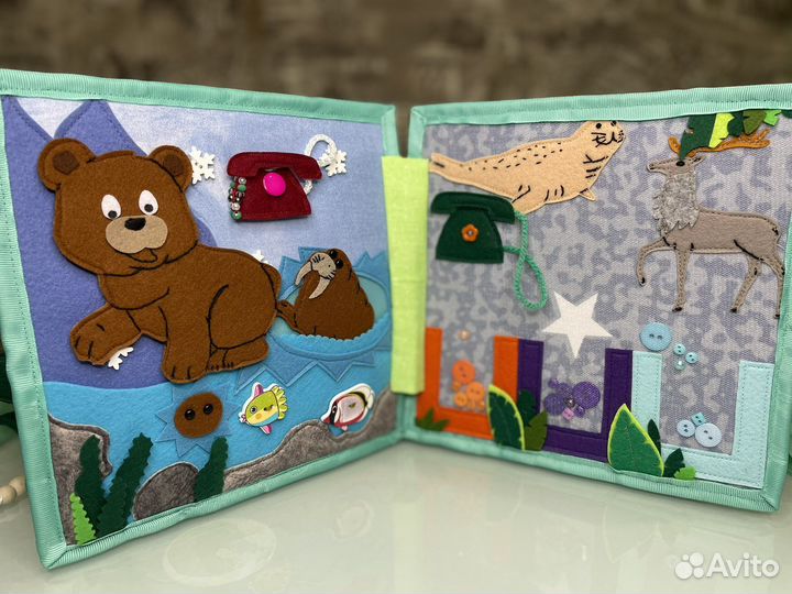 Детские Книги из фетра