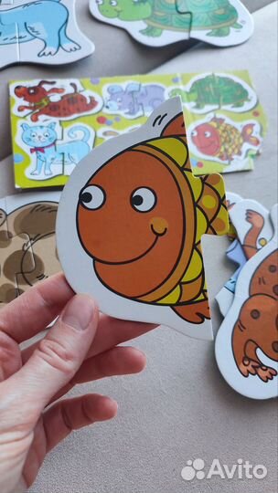 Пазлы для малышей развивающие карточки