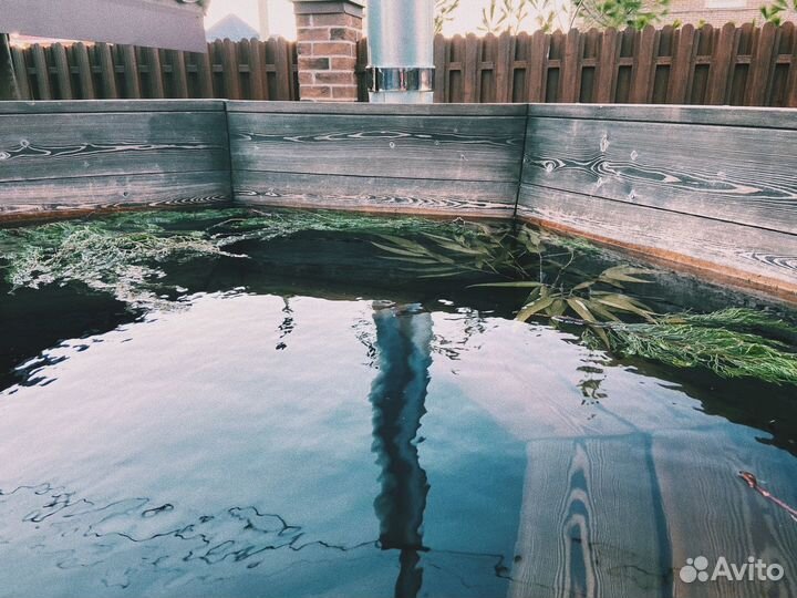 Традиционная русская баня на дровах 