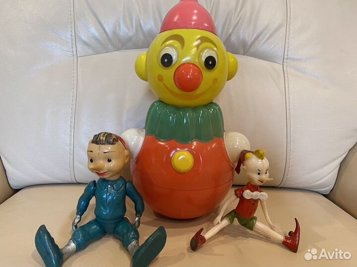 Игрушка неваляшка СССР, буратино