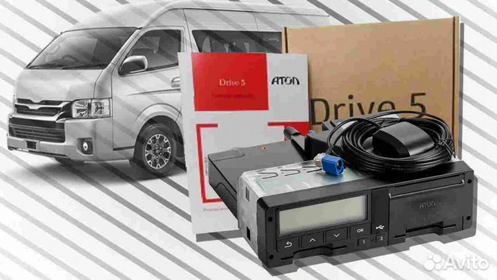 Новый тахограф Атол Драйв, с скзи и гарантией