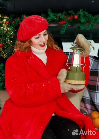 Шуба из экомеха женская