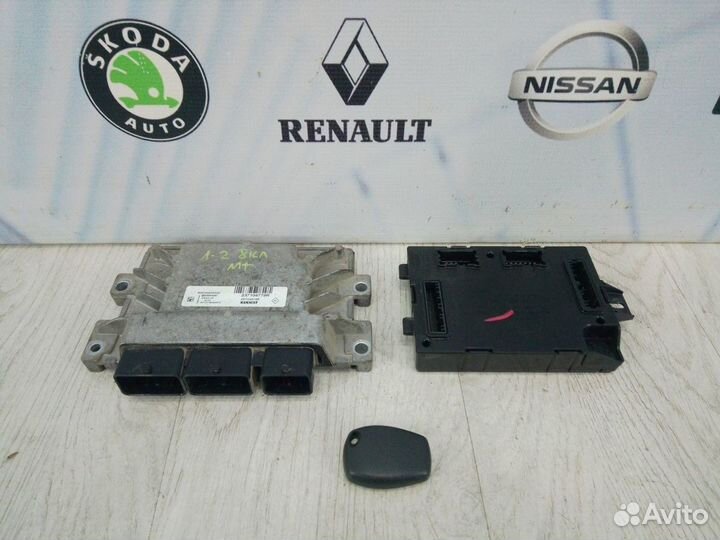 Эбу комплект Renault logan 2