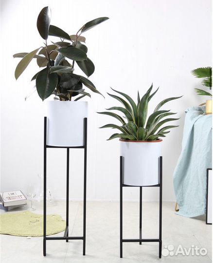 Кашпо для цветовна подставке 80 см