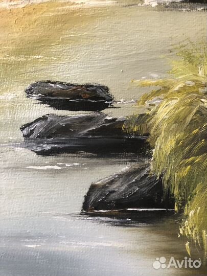 Картина маслом на холсте пейзаж