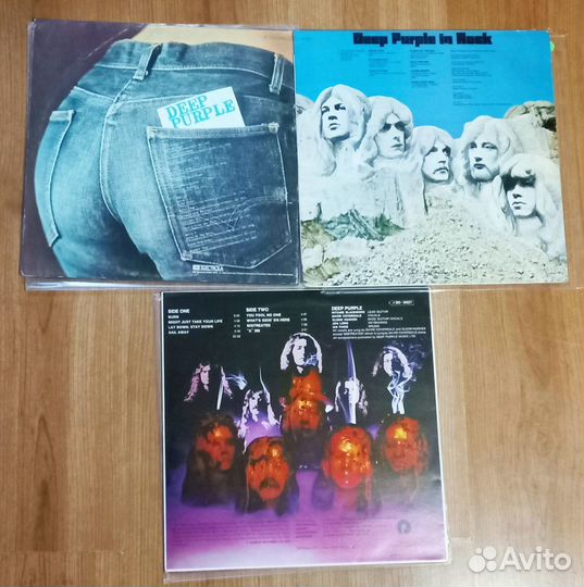 Deep Purple - Burn, In Rock, Mark I & II оригиналы