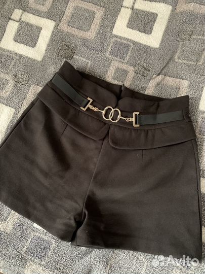 Шорты бархатные