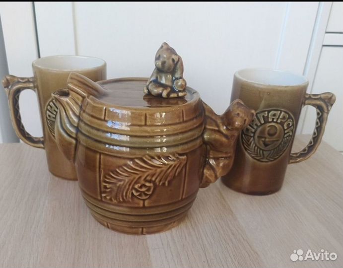Набор пивные кружки штоф Ангарск СССР