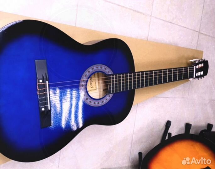 Гитара Новая синяя