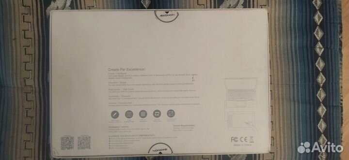 Графический планшет для рисования Gaomon M106K