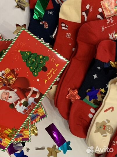 Новогодние носки
