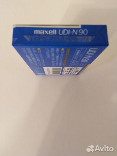 Аудиокассета Maxell UDI-N 90 редкая 1987г