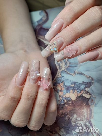 Маникюр с покрытием/наращивание