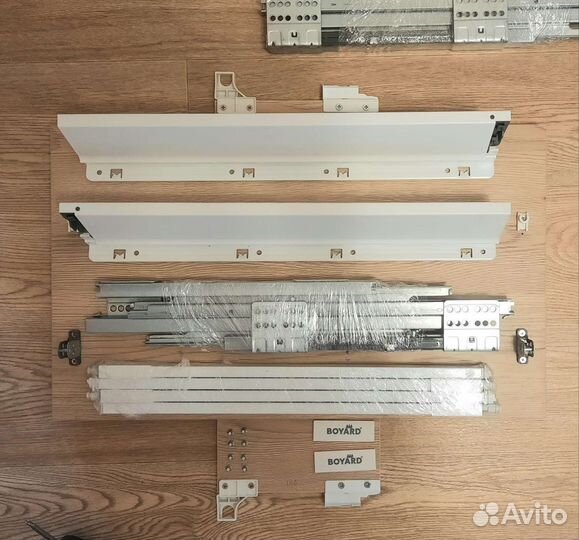 Направляющие п/выдвижения с доводчиком