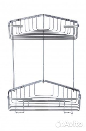 Полка решетка Savol (S-002832-2) угловая, двойная