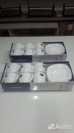 Чайный сервиз новый Люминарк 12 предм 220мл