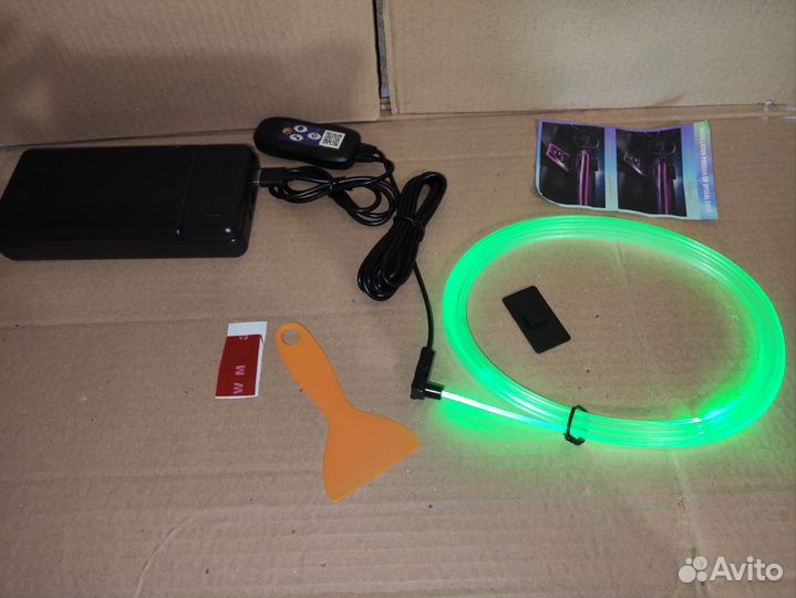 Контурная подсветка салона с приложением 3 м