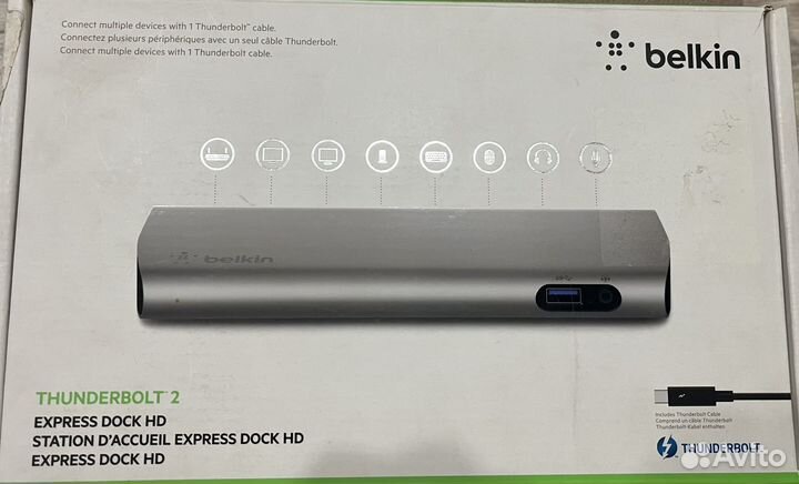 Докстанция Belkin Thunderbolt 2 Express Dock HD