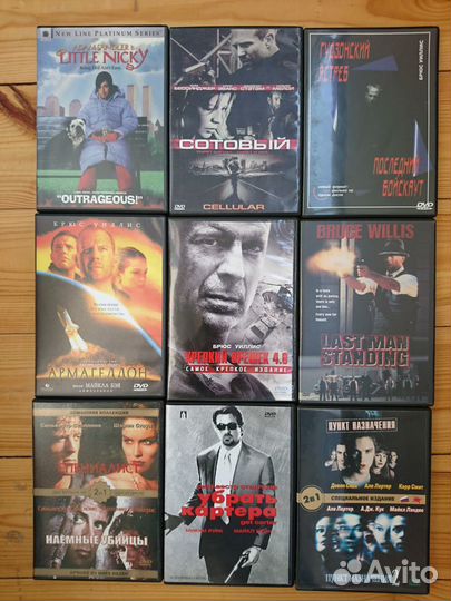 Боевики, фантастика, комедии на DVD