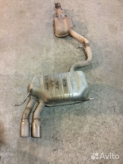 Глушитель Audi Q3 2.0 tfsi