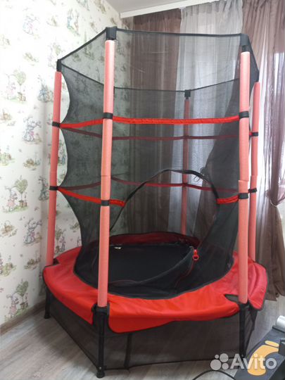 Детский батут с сеткой бу