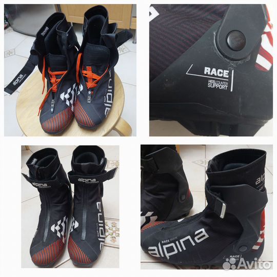 Лыжные ботинки alpina race skate