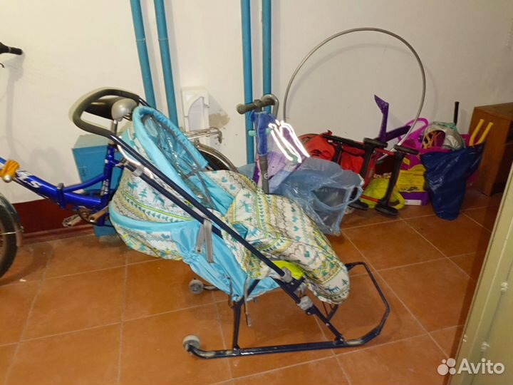 Коляска санки