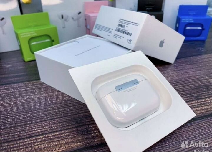 Airpods pro лучшее качество (чехол в подарок)