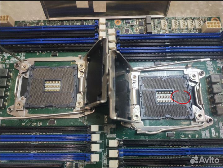 HP Hercules двухпроцессорная материнская плата