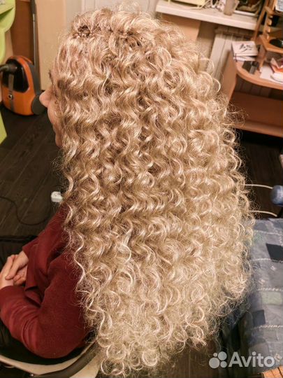 Афрокудри на каркас