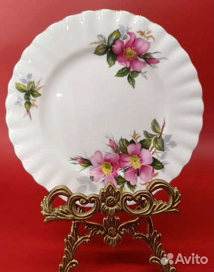 Чайное трио Роза Прерий от Royal Albert. Англия