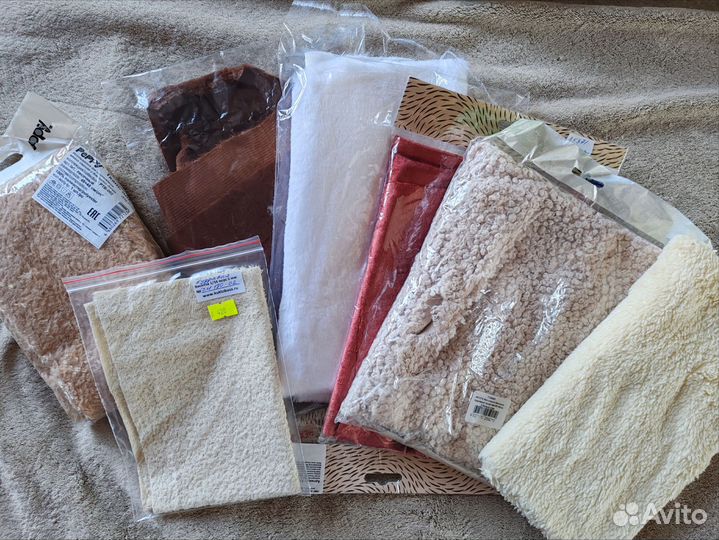 Отрезы для пошива мишек Тедди