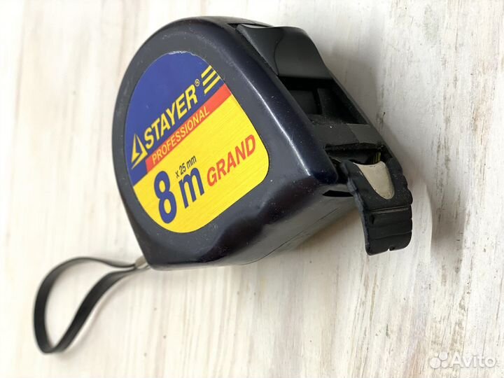 Рулетка строительная Stayer, 8 метров