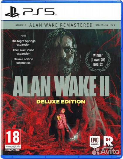 Диск Alan Wake 2 Delux edition ps5 (Предзаказ)